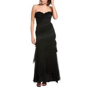Amur Womens  Harrison Gown, Black